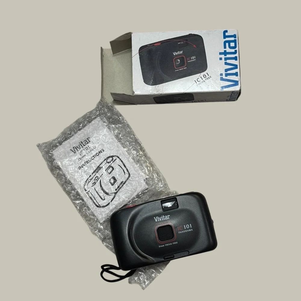 Vintage Vivitar IC 101 Panorama 35mm Film Camera New in Box NOS